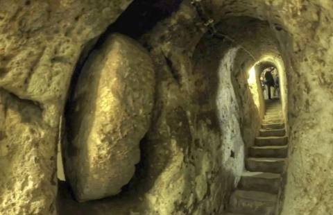 Foto - Nevşehir'de tadilat yaparken keşfedildi! 20 bin kişilik şehir ortaya çıktı, yabancı uzmanlar hemen bölgeye geldi