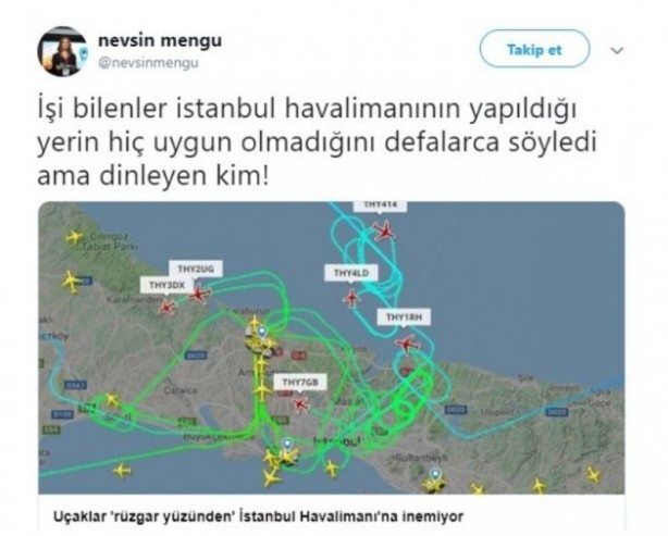 Foto - Nevşin Mengü'ye acı haber! "Uçağın inemediği havalimanı" sakız gibi çiğnedi