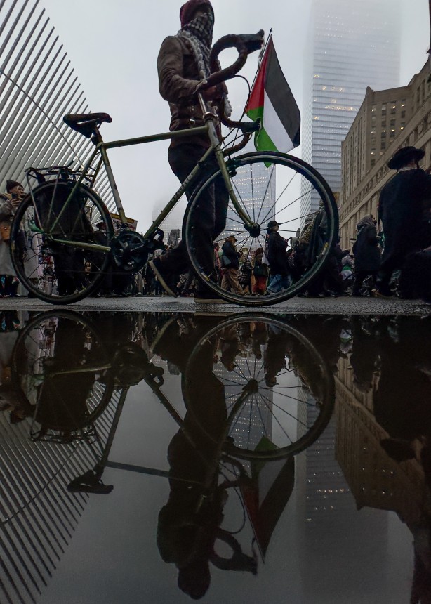 Foto - New York'ta binlerce kişi Filistin için sokakta