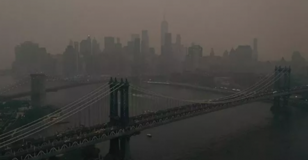 Foto - New York'ta evini satan satana... Halk şehirden kaçıyor, her yer kırmızıya büründü!