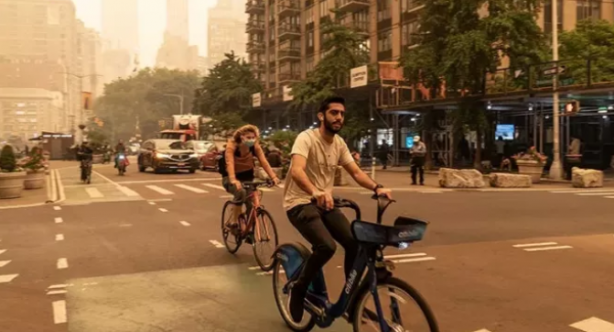 Foto - New York'ta evini satan satana... Halk şehirden kaçıyor, her yer kırmızıya büründü!