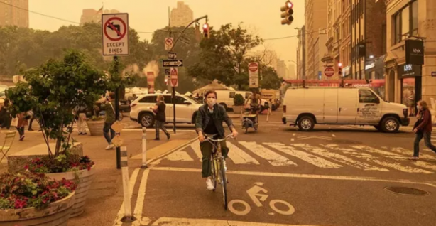 Foto - New York'ta evini satan satana... Halk şehirden kaçıyor, her yer kırmızıya büründü!