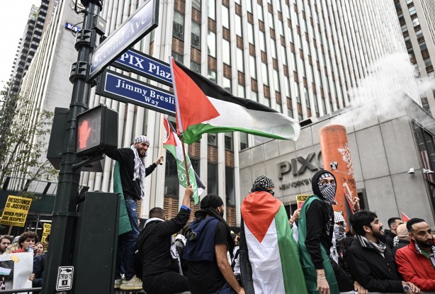 Foto - New York'ta Filistin'e destek gösterisi