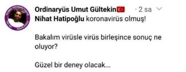 Foto - Nihat Hatipoğlu'nun koronavirüse yakalandığı iddiası sonrası iğrenç yorumlar