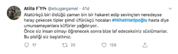 Foto - Nihat Hatipoğlu'nun koronavirüse yakalandığı iddiası sonrası iğrenç yorumlar