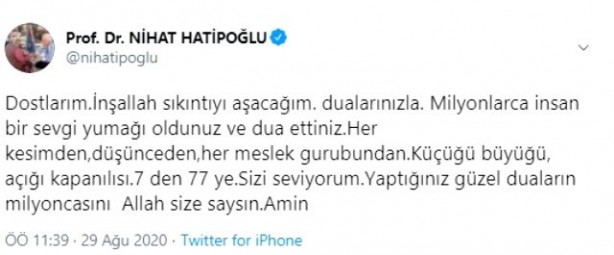 Foto - Nihat Hatipoğlu'nun paylaşımının altına yapılan yorumlar, Gökhan Özoğuz'un yüzünü kızartacak