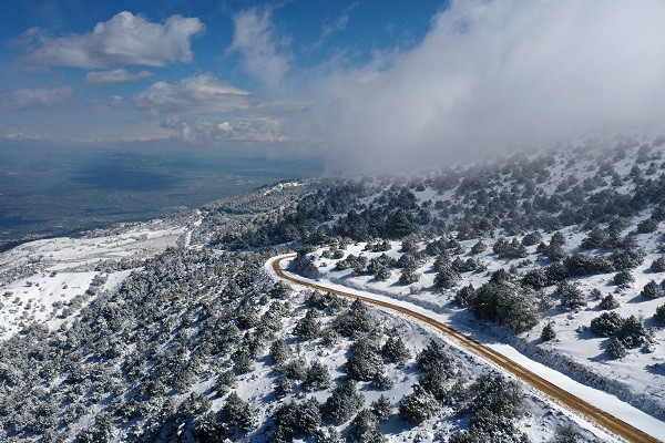 Foto - Nisan ayına 2 gün kala İzmir beyaza büründü