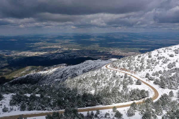 Foto - Nisan ayına 2 gün kala İzmir beyaza büründü