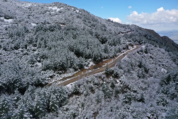 Foto - Nisan ayına 2 gün kala İzmir beyaza büründü