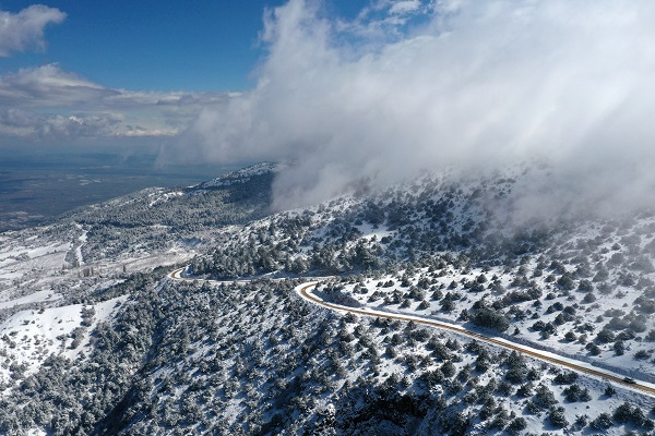 Foto - Nisan ayına 2 gün kala İzmir beyaza büründü