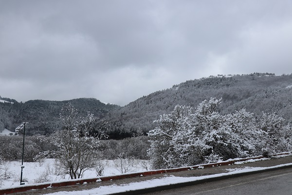 Foto - Nisan ayında Abant beyaza büründü