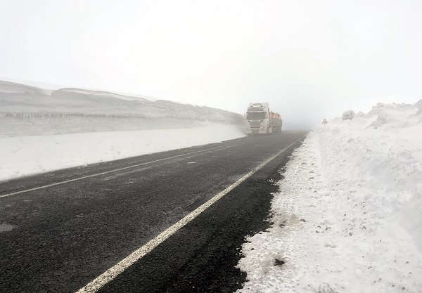Foto - Nisan ayında kar esareti