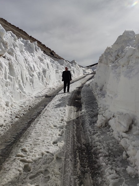 Foto - Nisan ayında kar kalınlığı 5 metreyi buldu
