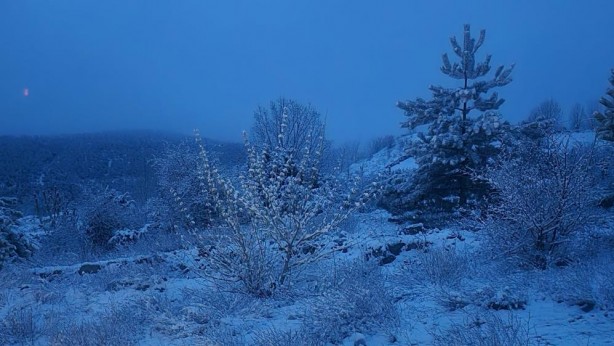 Nisan ayında kar sürprizi