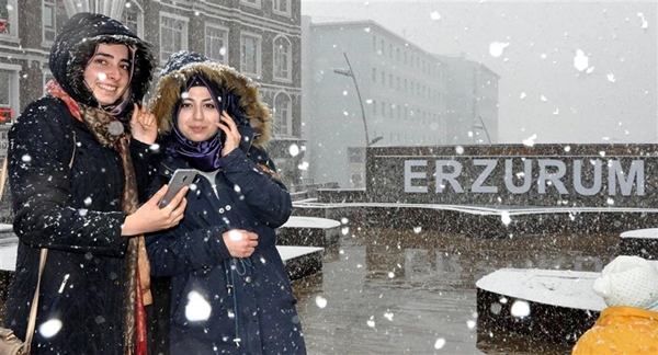 Nisan ayında kar sürprizi