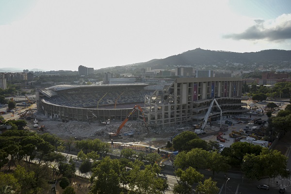 Foto - Nou Camp’ta yıkım çalışmaları başladı