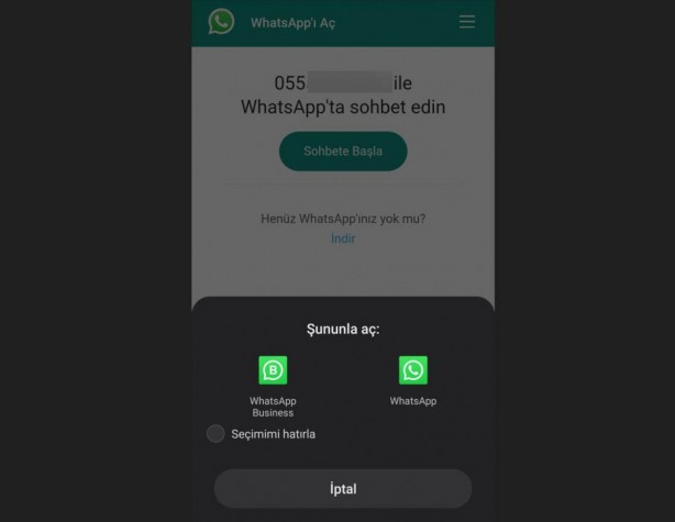 Foto - Numara kaydetmeden WhatsApp mesajı nasıl gönderilir