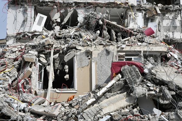 Foto - Nurdağı'nda binalar böyle yıkıldı