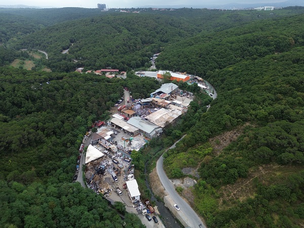 Foto - O alan yangından sonra görüntülendi