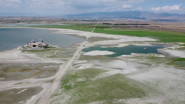 Foto - O baraj gölünü kuraklık vurdu! 