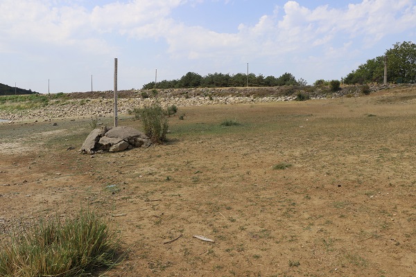 Foto - O barajda doluluk yüzde 15’e düştü