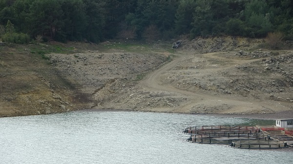 Foto - O barajda su seviyesi yüzde 28'e düştü