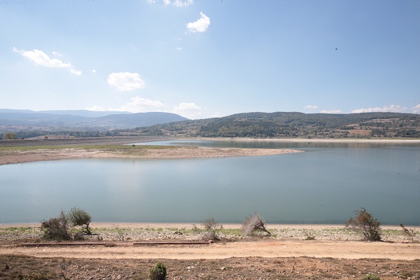 Foto - O barajda su seviyesi yüzde 30'un altına düştü