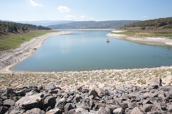 O barajda su seviyesi yüzde 30'un altına düştü