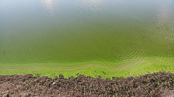 O barajın rengi değişti! 