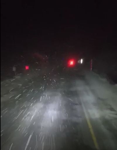 Foto - O bölgede kar yağışı başladı