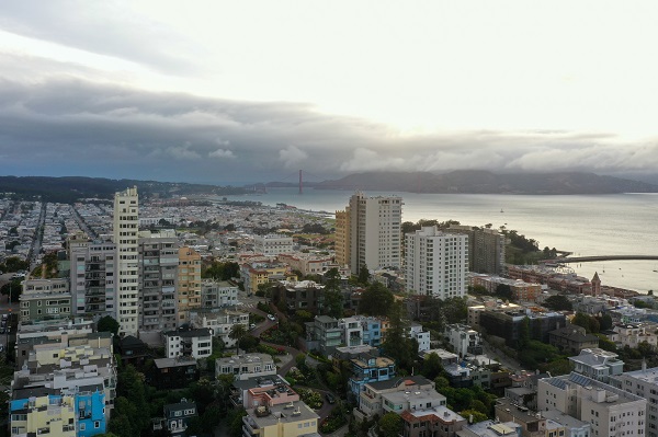 Foto - O cadde dron ile görüntülendi