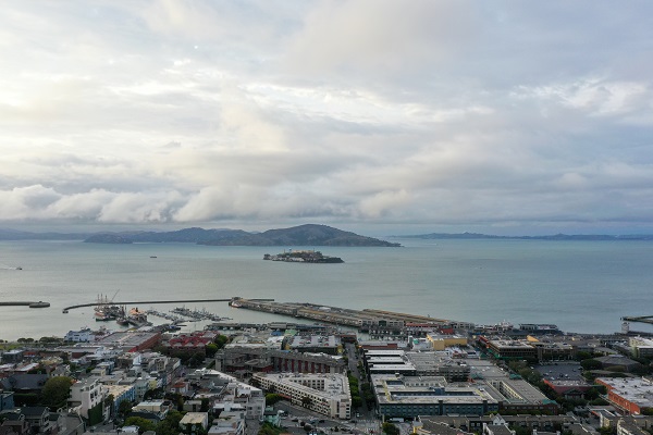 Foto - O cadde dron ile görüntülendi