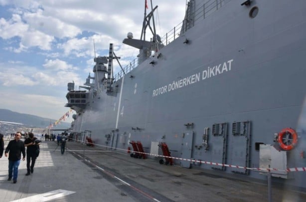 O detay ilk kez görüntülendi! TCG Anadolu’ya bir de böyle bakın
