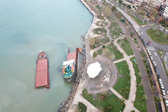 Foto - O gemi havadan görüntülendi! 