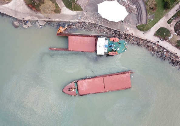 Foto - O gemi havadan görüntülendi! 
