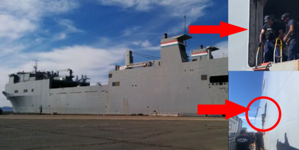 O gemi İsrail'e silah mı taşıyor? Halk gemiyi bastı, hareket etmesini engelledi