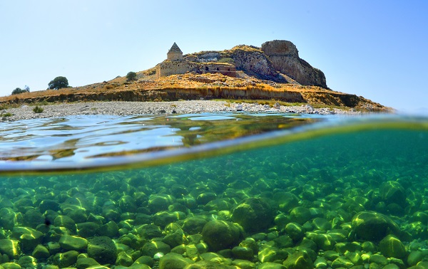 Foto - O gölün altındaki gizli hazine! Dalgıçlar antik yolda böyle yürüdü