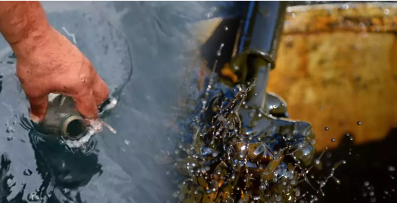 O ilçemiz Dubai gibi olabilir! Mavi sularından petrol fışkırmaya başladı