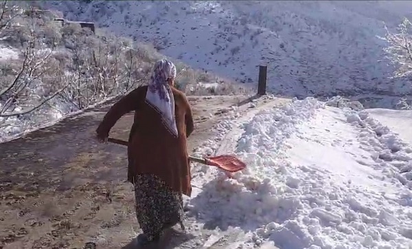Foto - O ilimizde 35 köy yolu kapandı