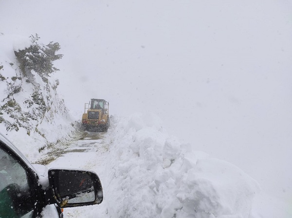 Foto - O ilimizde 35 köy yolu kapandı