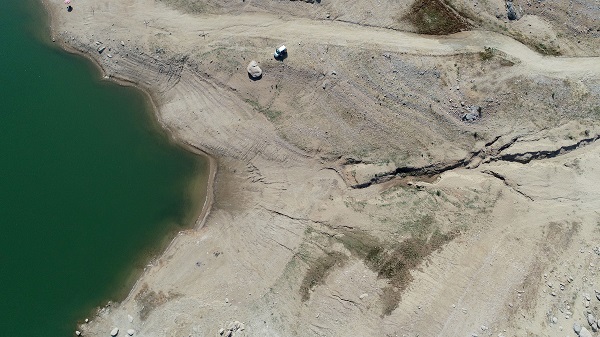 Foto - O ilimizde baraj doluluk oranı yüzde 18'e düştü