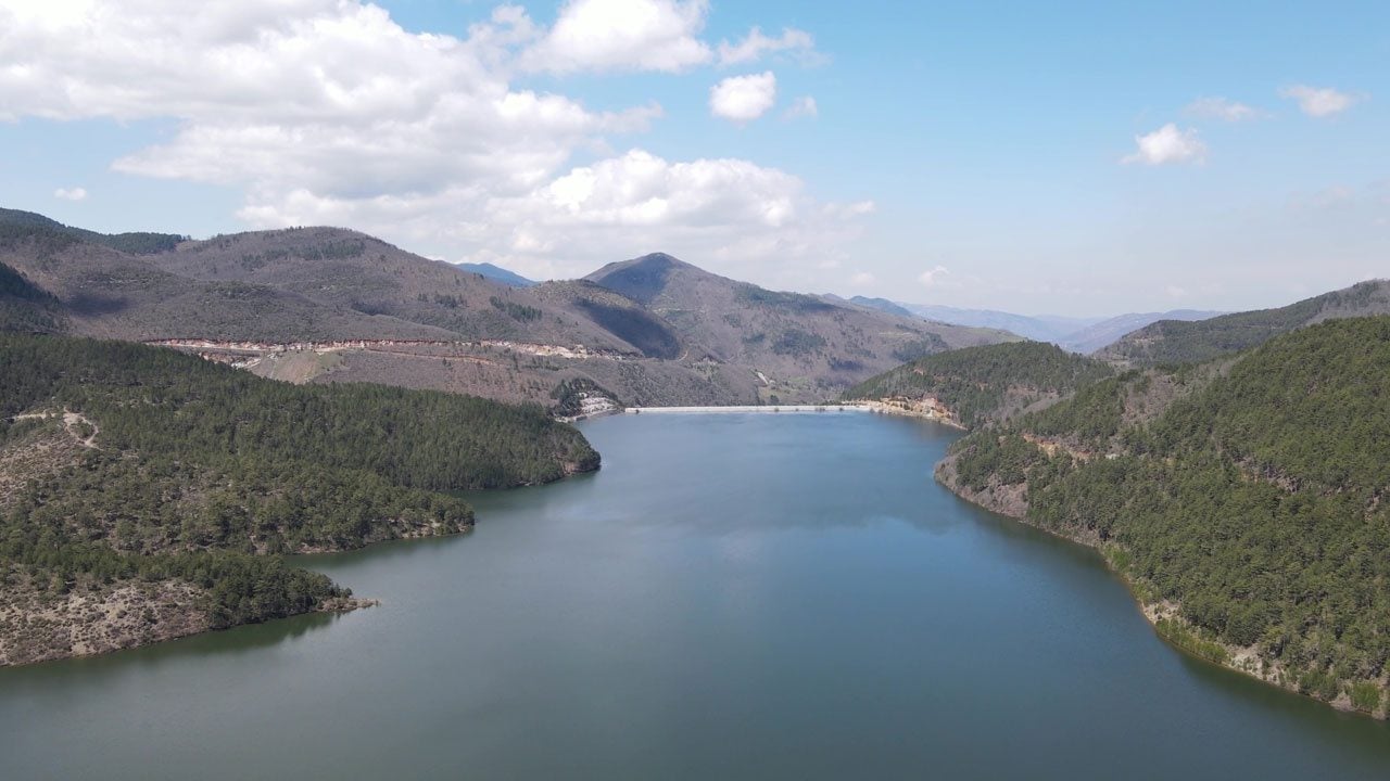 Foto - O ilimizde barajlar yüzde 0,25’ten yüzde 62,07’ye ulaştı! İki kare arasında sadece 1 yıl var
