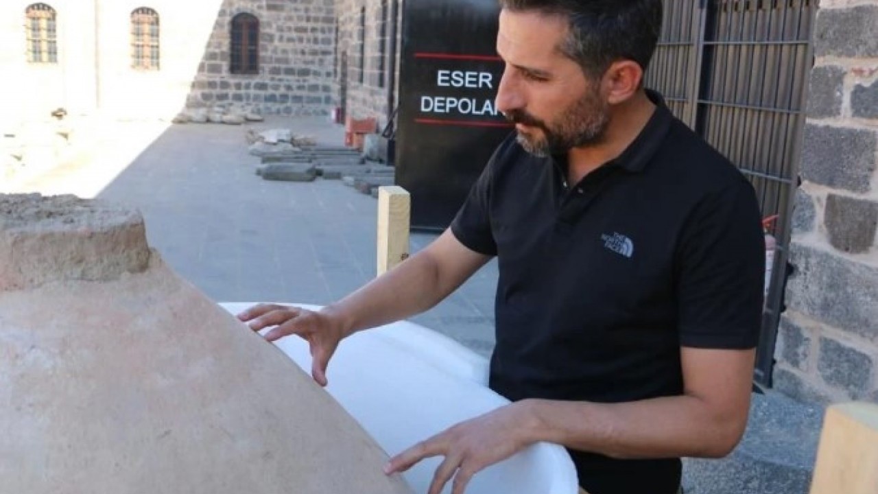 Foto - O ilimizde bulundu! Evdeki dev tarihi eser müzeye taşındı