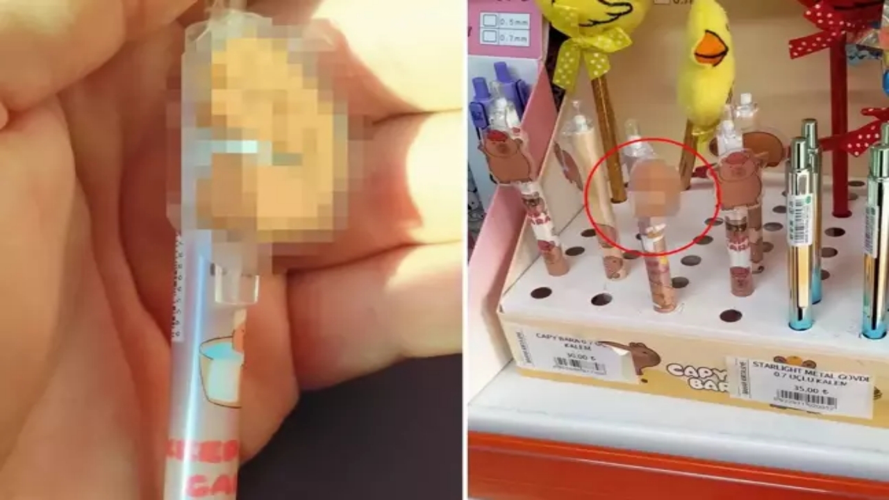 O ilimizde, okulun tam karşısındaki kırtasiyede satılan kalem "Yuh artık" dedirtti! Bu rezilliğe kim, nasıl müsaade eder?