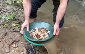 Foto - O ilimizin derelerinden altın fışkırmaya başladı! Duyan başka şehirlerden bölgeye koştu