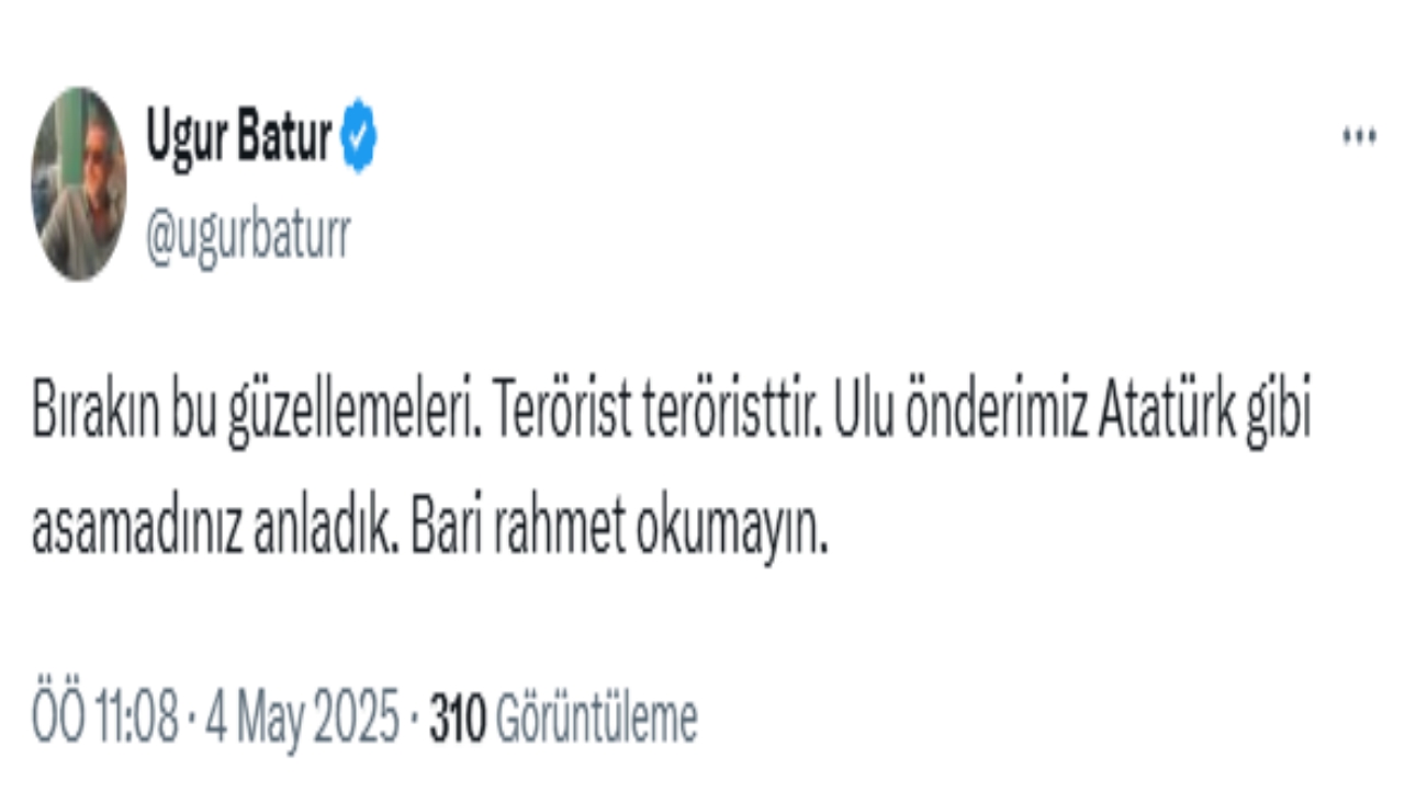 Foto - O isimden, tüm Türkiye’yi şoke eden "Sırrı Süreyya Önder" paylaşımı: Atatürk gibi asamadınız, bari rahmet okumayın 