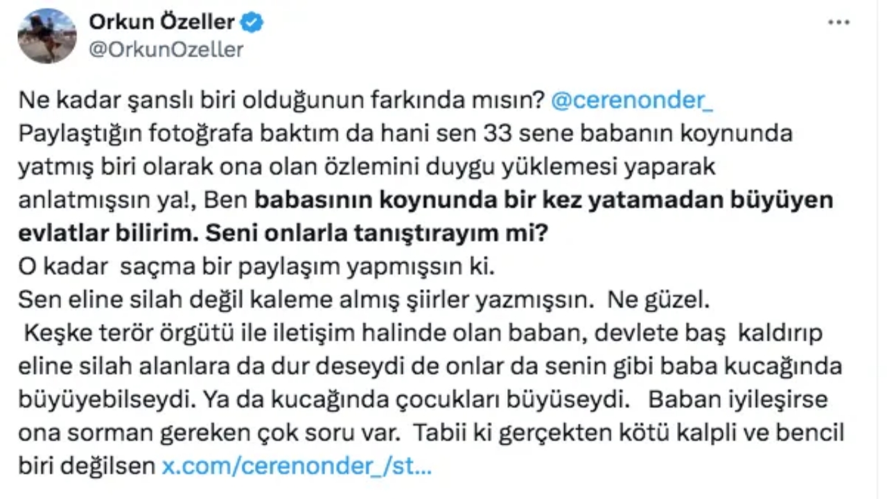 Foto - "O kadar ahmaksınız ki! Cehennemde cayır cayır yanacaksınız" demişti! Sırrı Süreyya Önder’in kızına büyük şok