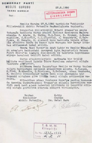Foto - O kayıtlar ilk kez gün yüzüne çıktı! Menderes dönemine ışık tutacak