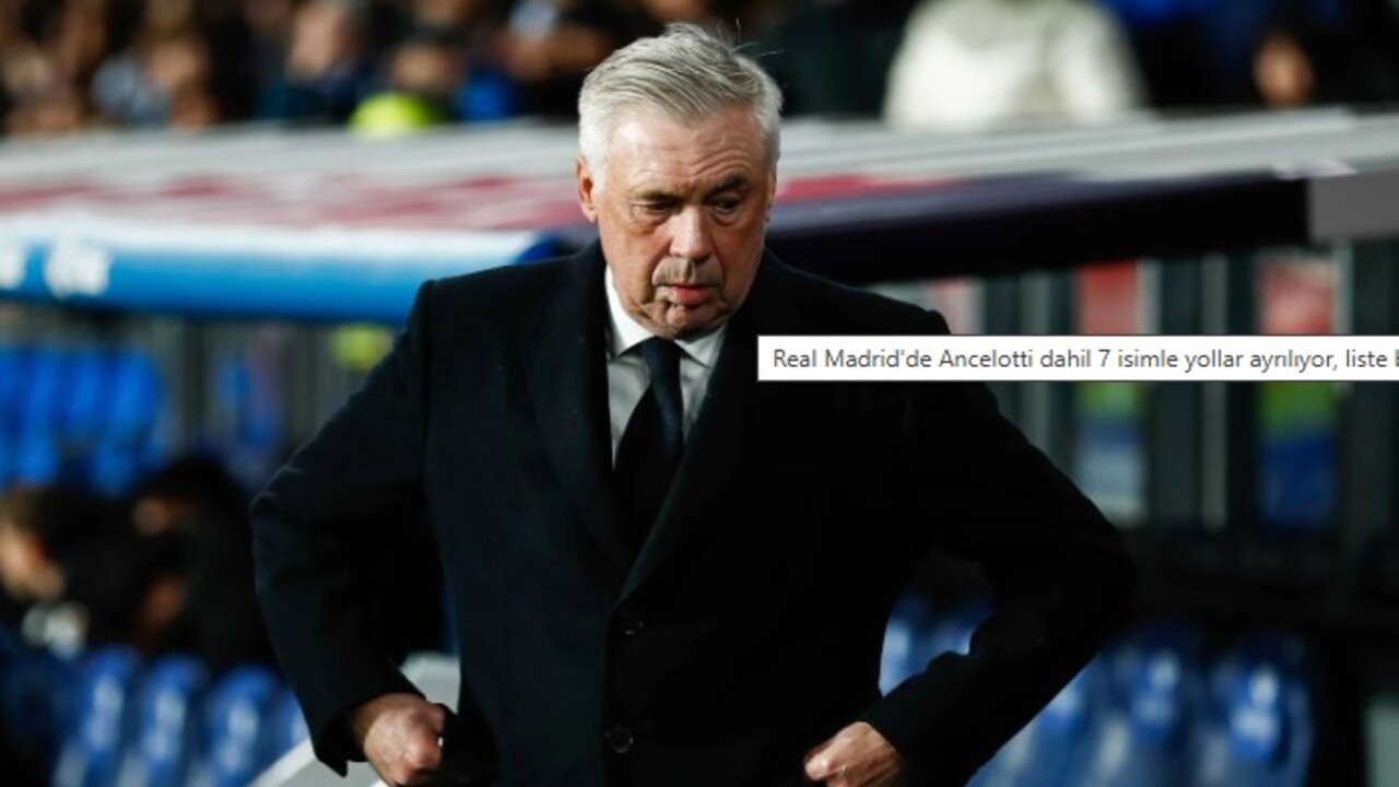 Foto - O liste belli oldu! Real Madrid'de Ancelotti dahil 7 isimle yollar ayrılıyor
