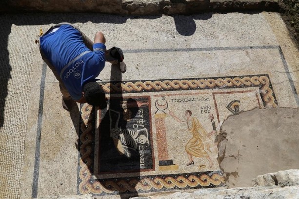 Foto - O mozaiğin bilimsel çalışması tamamlandı